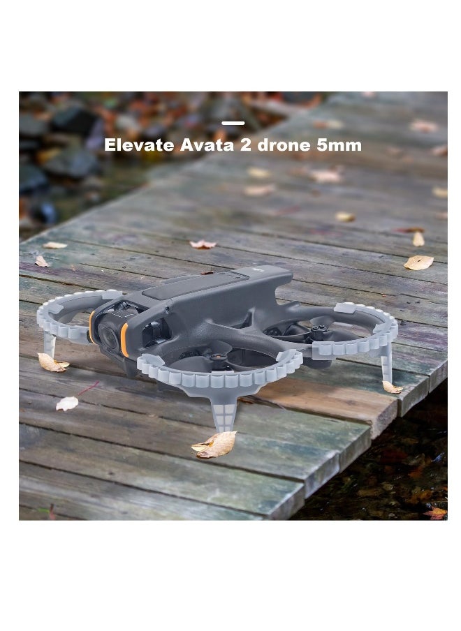 Avata 2 Propeller Guard Protector, With Incresed Landing Gear, Protective Bumper Ring Anti-Collision Shockproof Prop Protector for DJI Avata 2