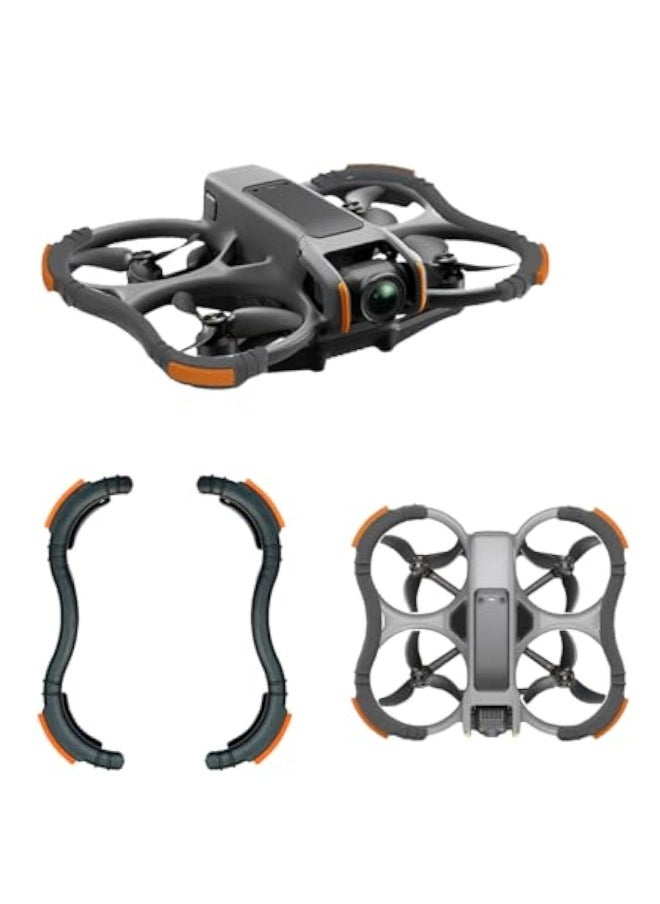 Avata 2 Propeller Guard Protector, Protective Bumper Anti-Collision Shockproof Prop Protector, Anti-Collision Prop Bumper Silicone Protective Cover Ring, for DJI Avata 2