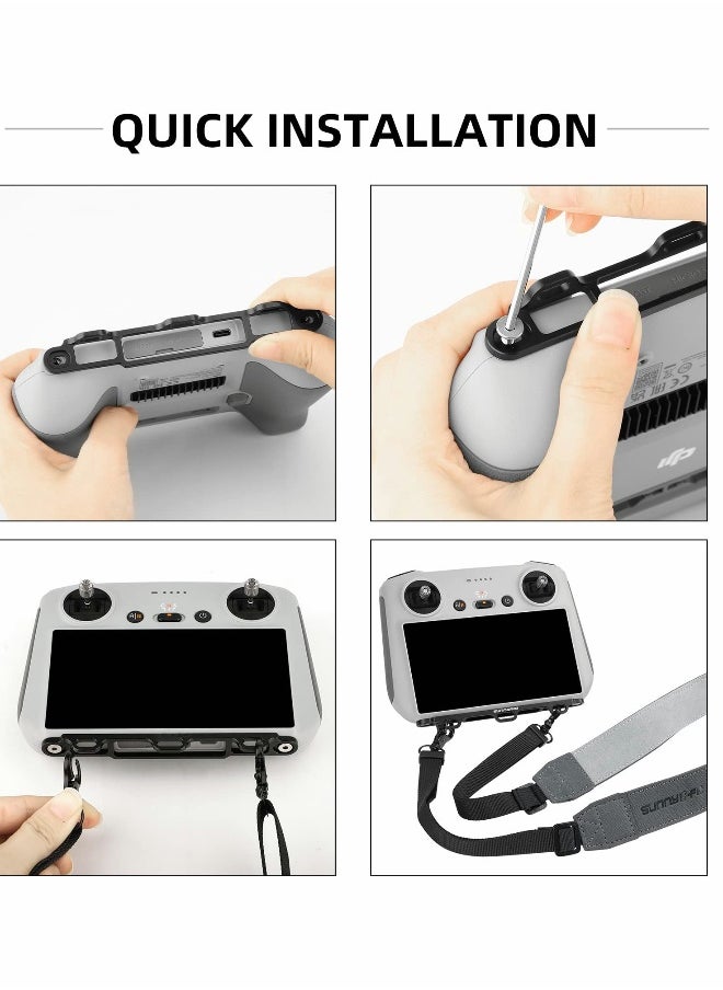 Neck Lanyard for DJI Mini 3 Pro Drone - Hands-Free Design with Durable Aluminum Alloy Hook Clip Buckle for Convenient Carrying and Easy Access.