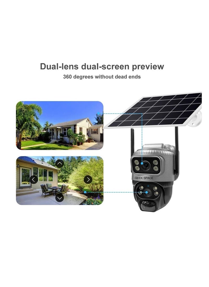 VCS20-4G SOLAR-POWERED DUAL-LENS 4G SECURITY CAMERA
