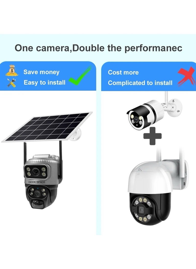 VCS20-4G SOLAR-POWERED DUAL-LENS 4G SECURITY CAMERA