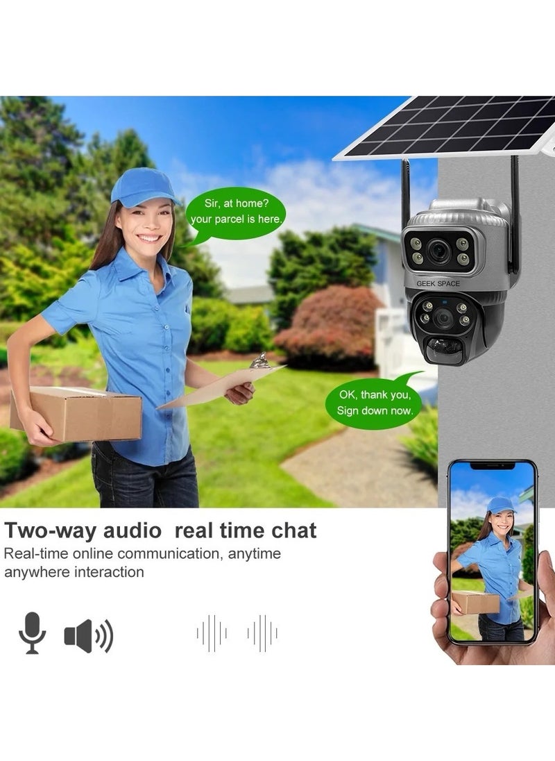 VCS20-4G SOLAR-POWERED DUAL-LENS 4G SECURITY CAMERA