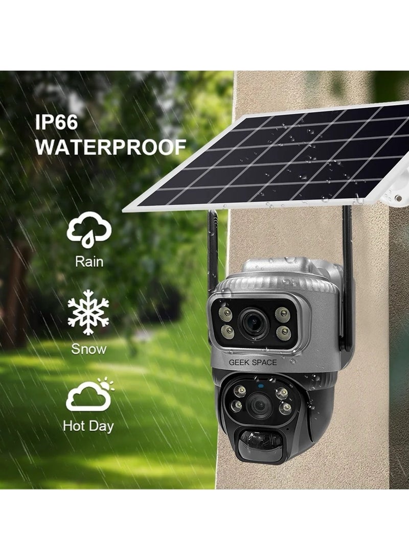 VCS20-4G SOLAR-POWERED DUAL-LENS 4G SECURITY CAMERA