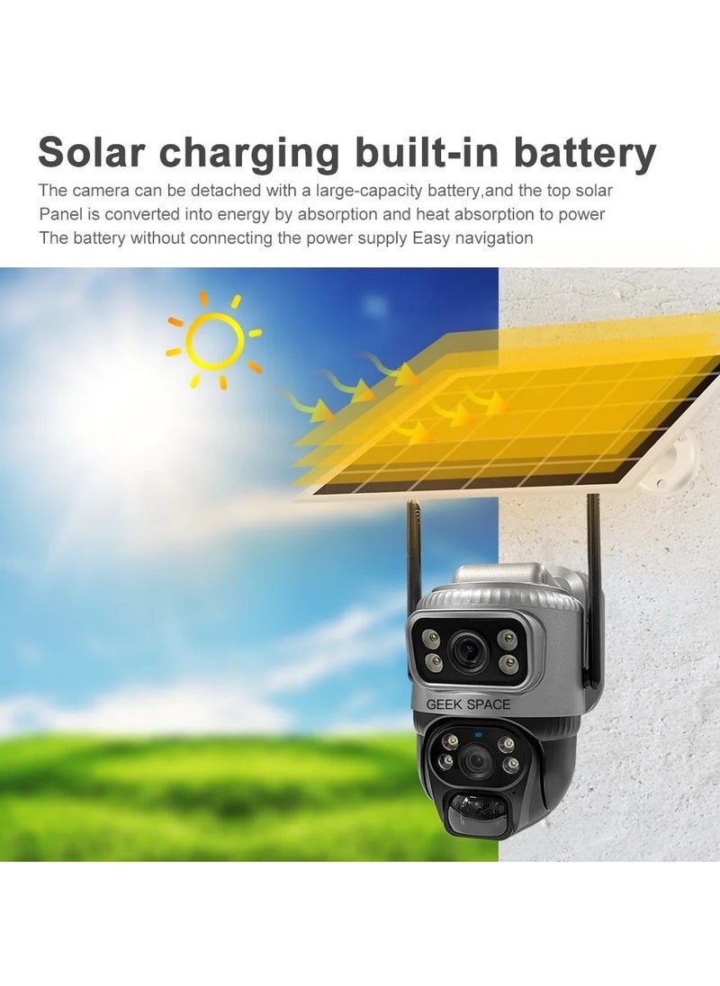 VCS20-4G SOLAR-POWERED DUAL-LENS 4G SECURITY CAMERA