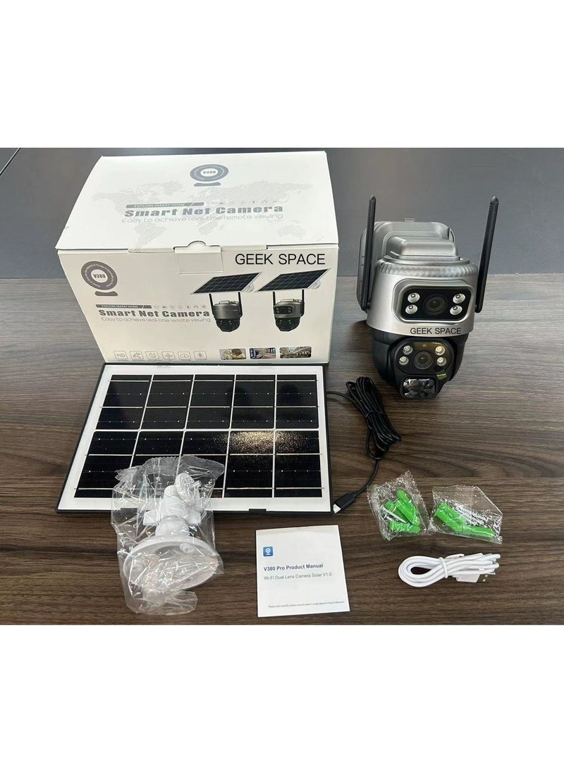 VCS20-4G SOLAR-POWERED DUAL-LENS 4G SECURITY CAMERA