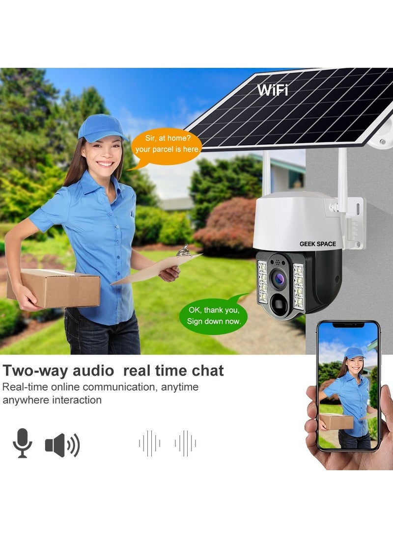 SOLAR POWERED WI-FI + ECO FRIENDLY WIRELESS SECURITY CAMARA
