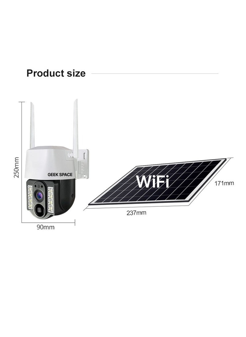 SOLAR POWERED WI-FI + ECO FRIENDLY WIRELESS SECURITY CAMARA