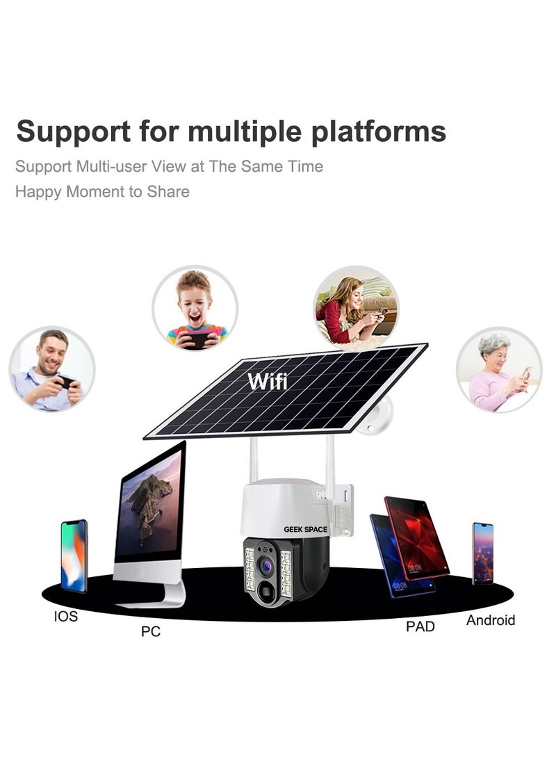 SOLAR POWERED WI-FI + ECO FRIENDLY WIRELESS SECURITY CAMARA
