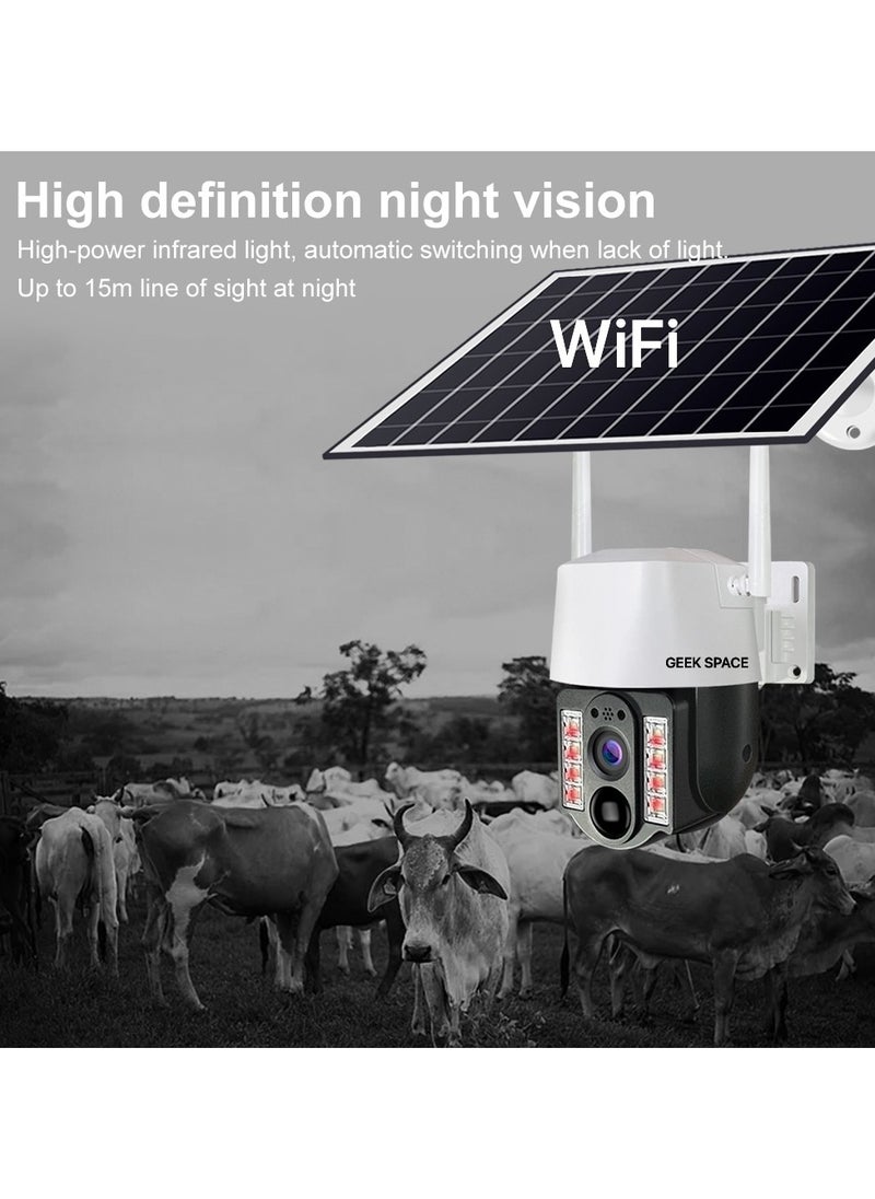 SOLAR POWERED WI-FI + ECO FRIENDLY WIRELESS SECURITY CAMARA