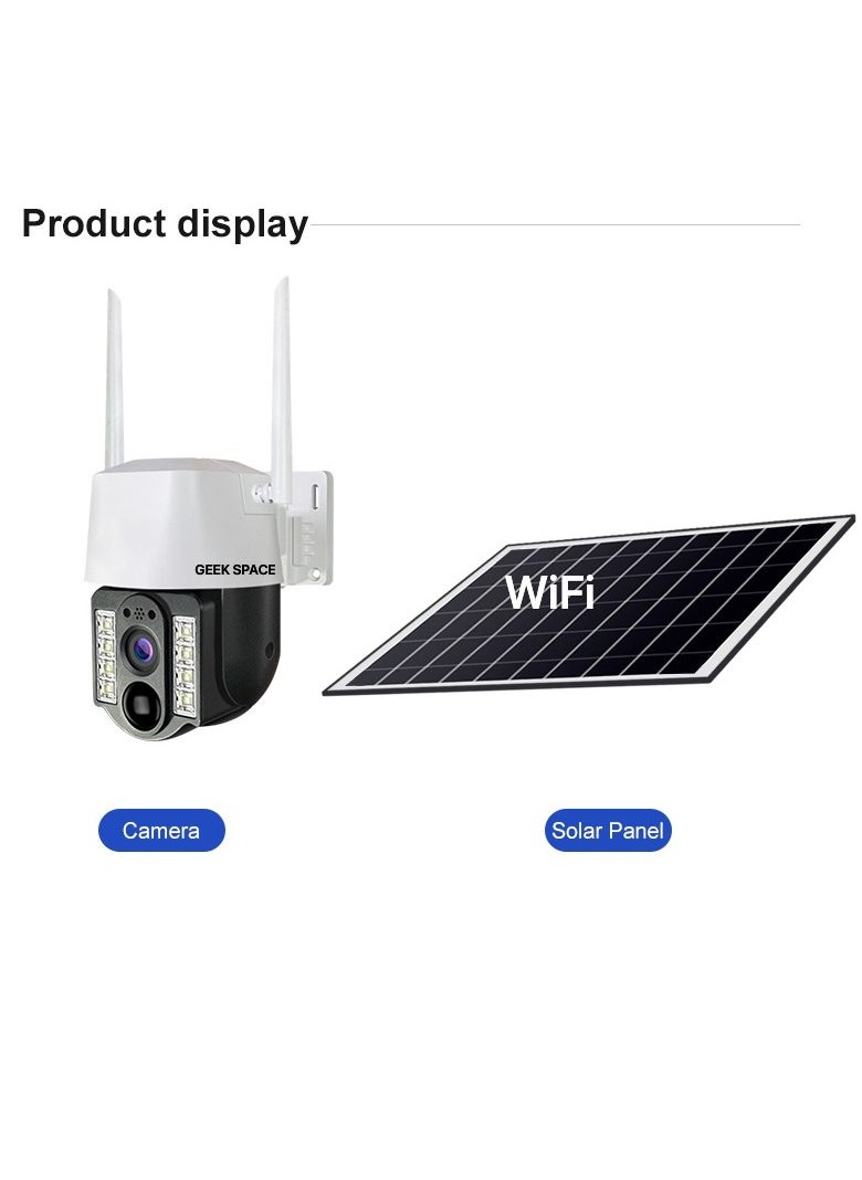 SOLAR POWERED WI-FI + ECO FRIENDLY WIRELESS SECURITY CAMARA