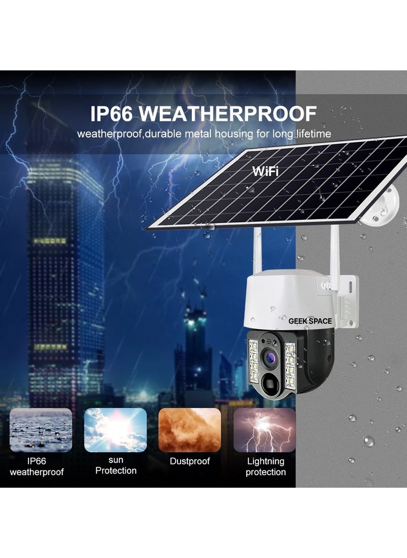 SOLAR POWERED WI-FI + ECO FRIENDLY WIRELESS SECURITY CAMARA