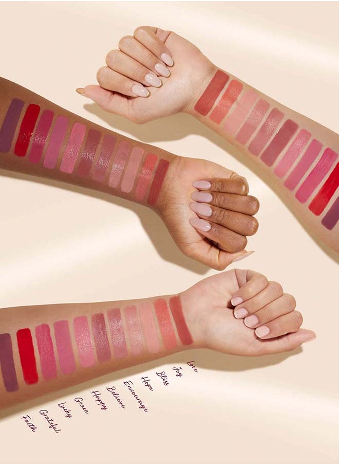Joy – muted peach (dewy)