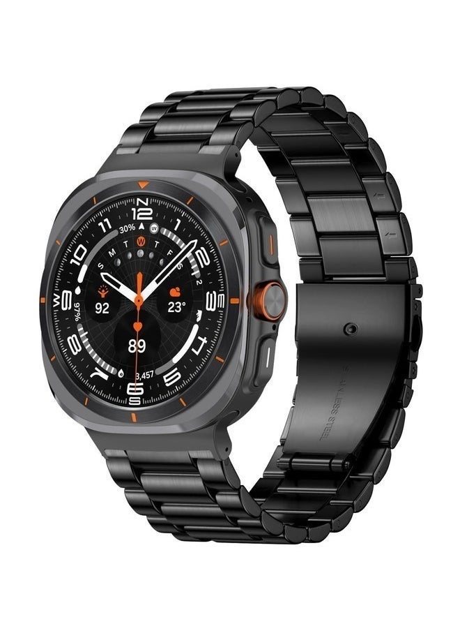 Premium Stainless Steel Band for Galaxy Watch Ultra 47mm (2024) - Stylish Metal Strap for Men and Women