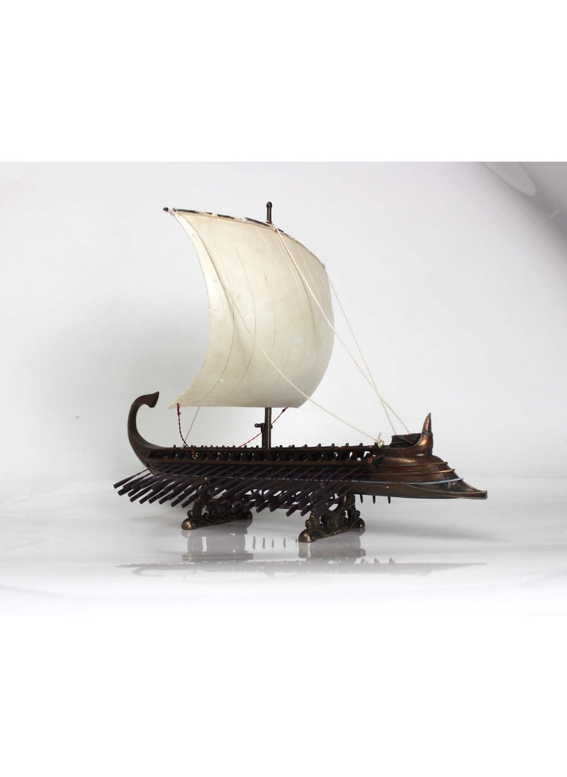 Antiques Nirmala Greek Trireme Ancient Boat of The Phoenicians Ancient Greeks Mythology Art Athenian Devastating Warship Battle of Salamis 480 BC