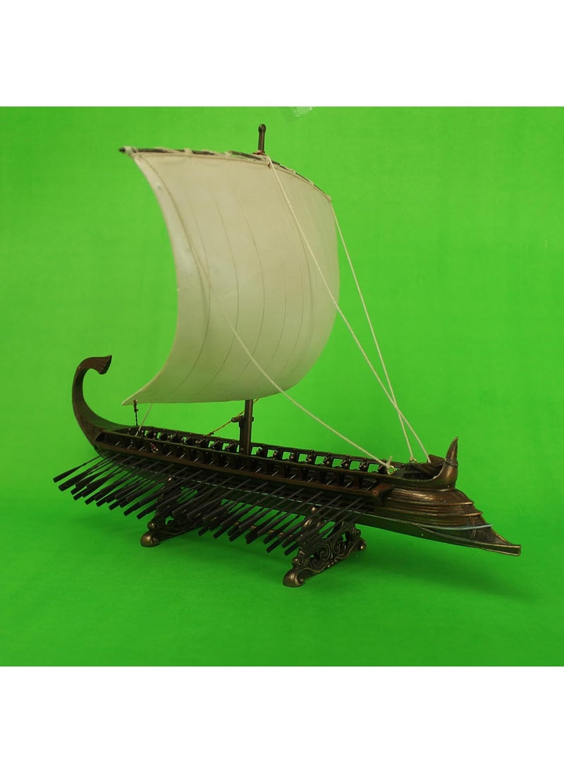 Antiques Nirmala Greek Trireme Ancient Boat of The Phoenicians Ancient Greeks Mythology Art Athenian Devastating Warship Battle of Salamis 480 BC