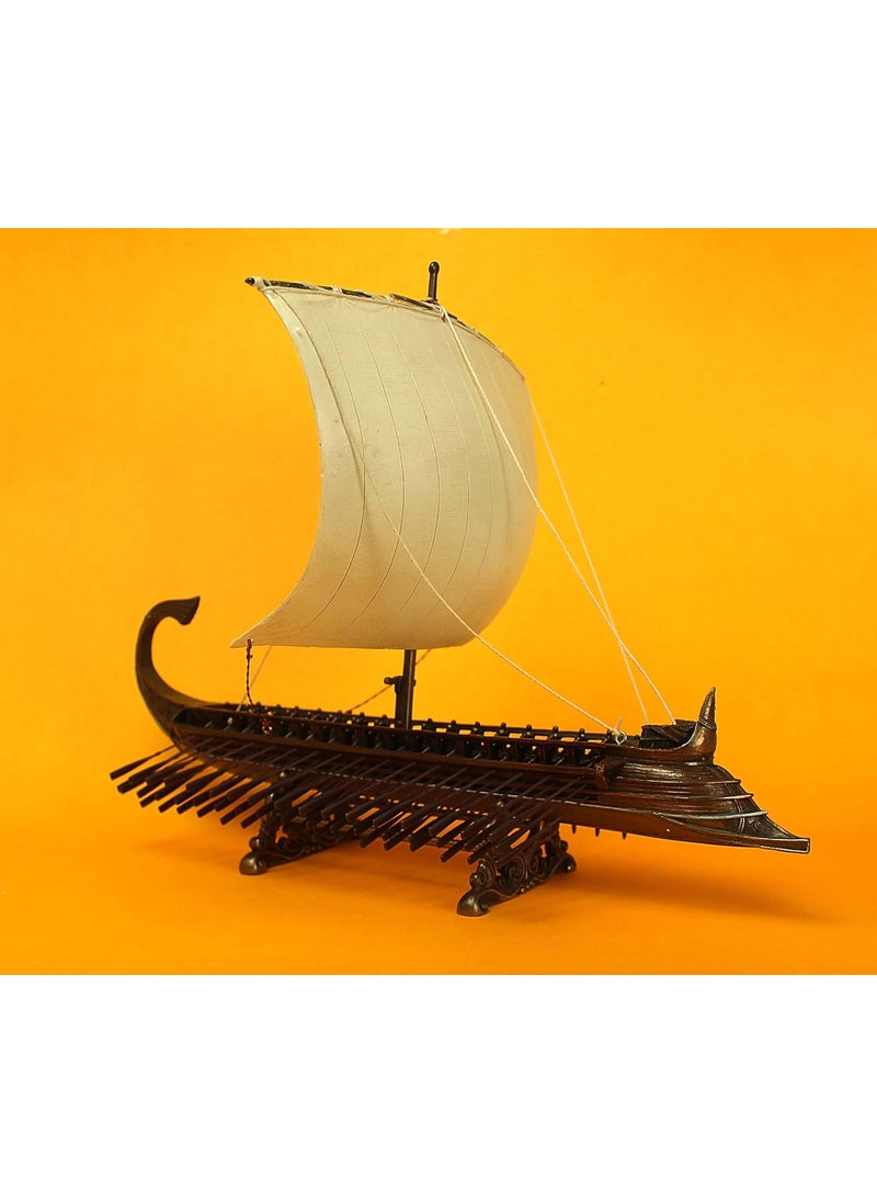 Antiques Nirmala Greek Trireme Ancient Boat of The Phoenicians Ancient Greeks Mythology Art Athenian Devastating Warship Battle of Salamis 480 BC