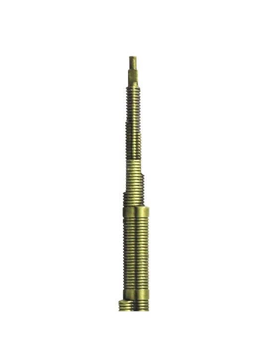 THE QUIRKY HOME Dubai Burj Khalifa Tower Miniature Dubai City Landmark Souvenir Model Replica Monuments Decorative Showpiece for Home Antique Finish 22cm S3