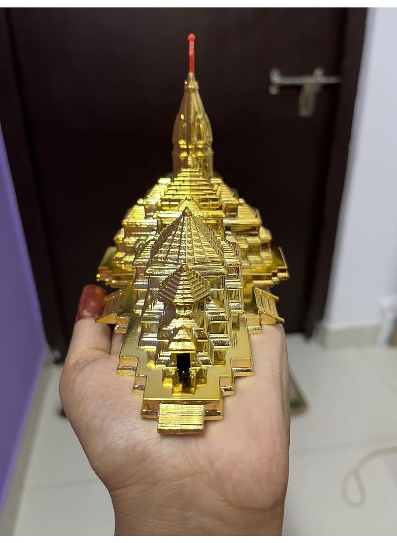 Awadh Ram Mandir Ayodhya Model 3D Authentic Design Ayodhya Ram Mandir Model Plastic for Home Temple Car Dash Board Home Decor Gifts