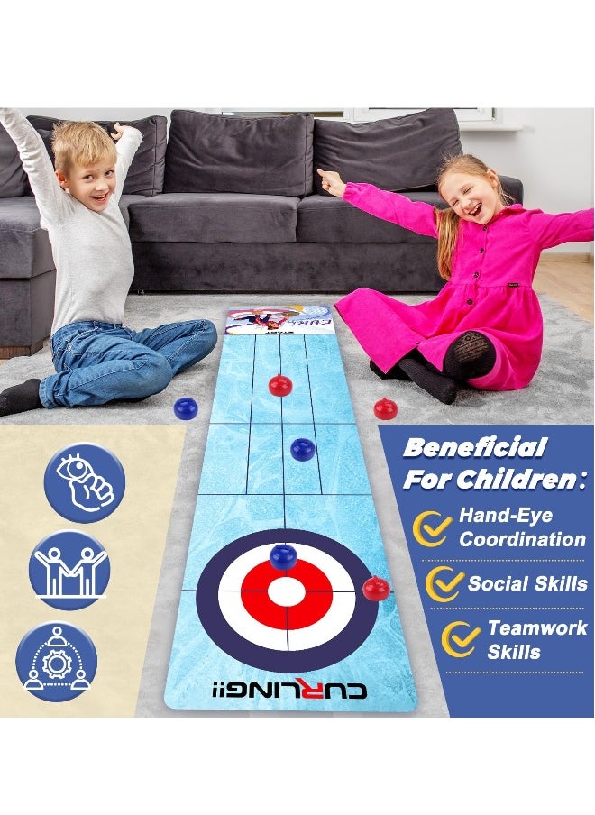Tabletop Game Kids Board Games Tabletop Curling Strategy Game for Family Game Night Fun Family Games for Kids and Adults Party Games  Indoor Interactive Game for Kids Ages 5+ 2-6 Players