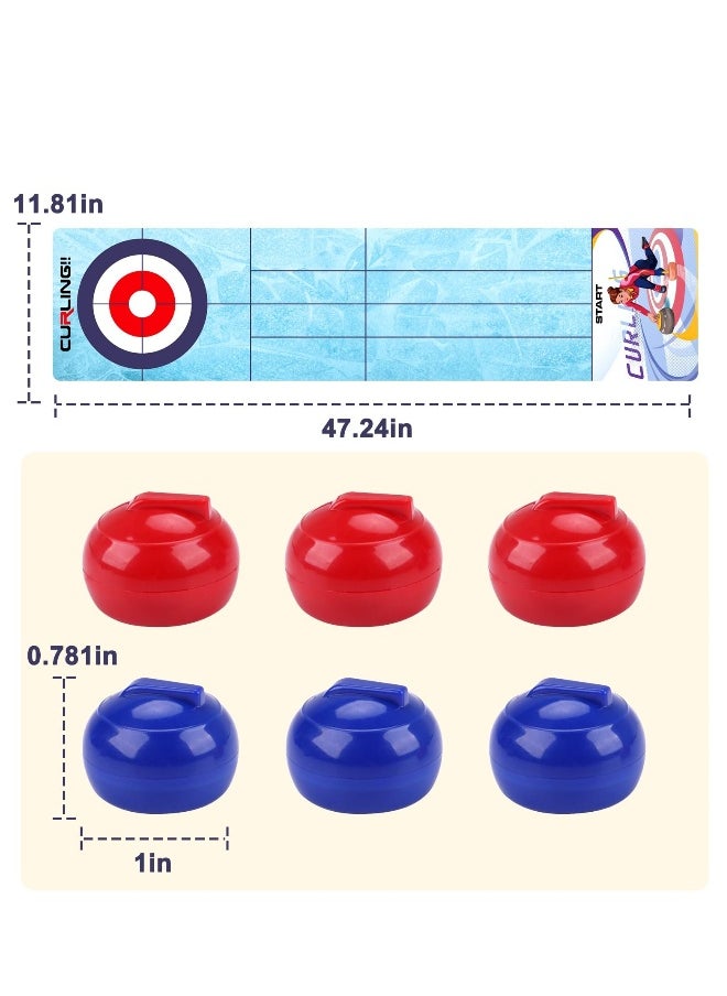 Tabletop Game Kids Board Games Tabletop Curling Strategy Game for Family Game Night Fun Family Games for Kids and Adults Party Games  Indoor Interactive Game for Kids Ages 5+ 2-6 Players