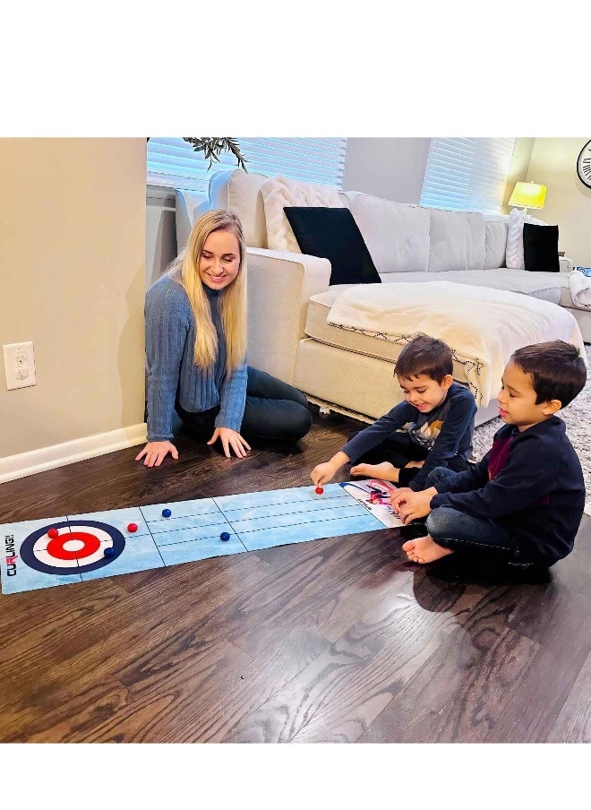 Tabletop Game Kids Board Games Tabletop Curling Strategy Game for Family Game Night Fun Family Games for Kids and Adults Party Games  Indoor Interactive Game for Kids Ages 5+ 2-6 Players