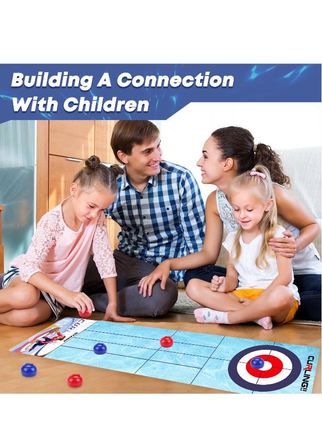 Tabletop Game Kids Board Games Tabletop Curling Strategy Game for Family Game Night Fun Family Games for Kids and Adults Party Games  Indoor Interactive Game for Kids Ages 5+ 2-6 Players