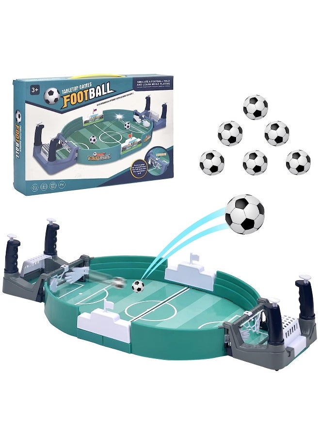 Mini Table Soccer Game Table Top Football Game Mini Tabletop Football Mini Tabletop Soccer Game Desktop Interactive Soccer Game Toy for Kids Adults Birthday Party World Cup Gift