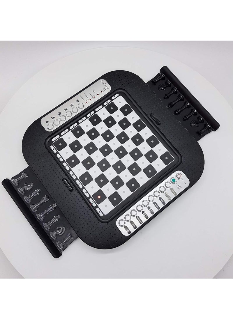 Lexibook Chessman Fx, Electronic Chess Tactile Keyboard And Light And Sound Effects, 32 Pieces, 64 Levels Of Difficulty, Family Board Game