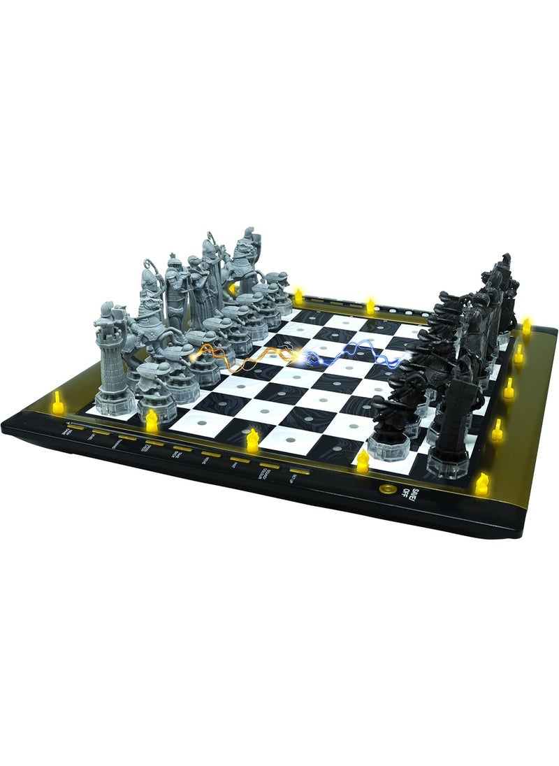 Chessman Elite Interactive Electronic Chess Game, 64 Levels of Difficulty, LEDs, Battery Powered