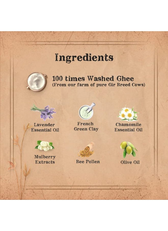 Acne Defence Face Mask | For Women and Men | Handmade with Natural Ingredients | All Skin Types | No Artificial Color | No Artificial Fragrance | Sulphate, Paraben & SLS free | 100 GM