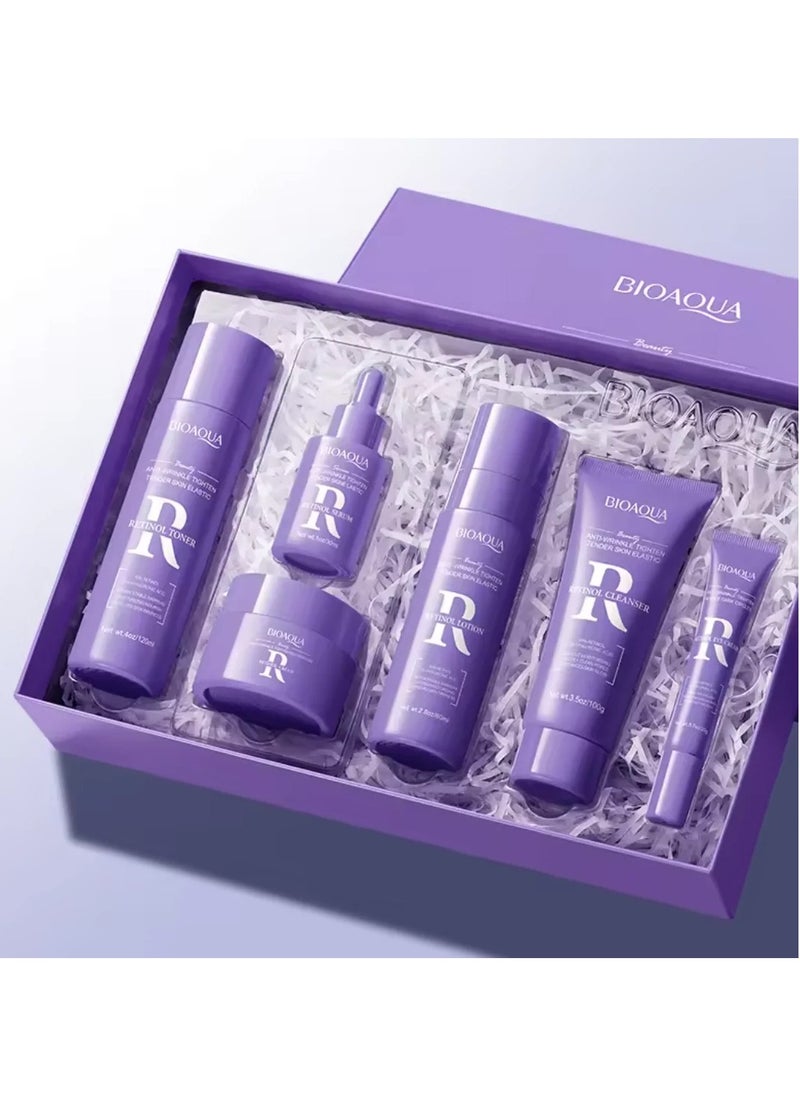 BIOAQUA Natural Skin Care Kit Retinol Brightening Serum Face Care Anti-aging Anti-wrinkle Moisturizing Retinol Skin Care Set