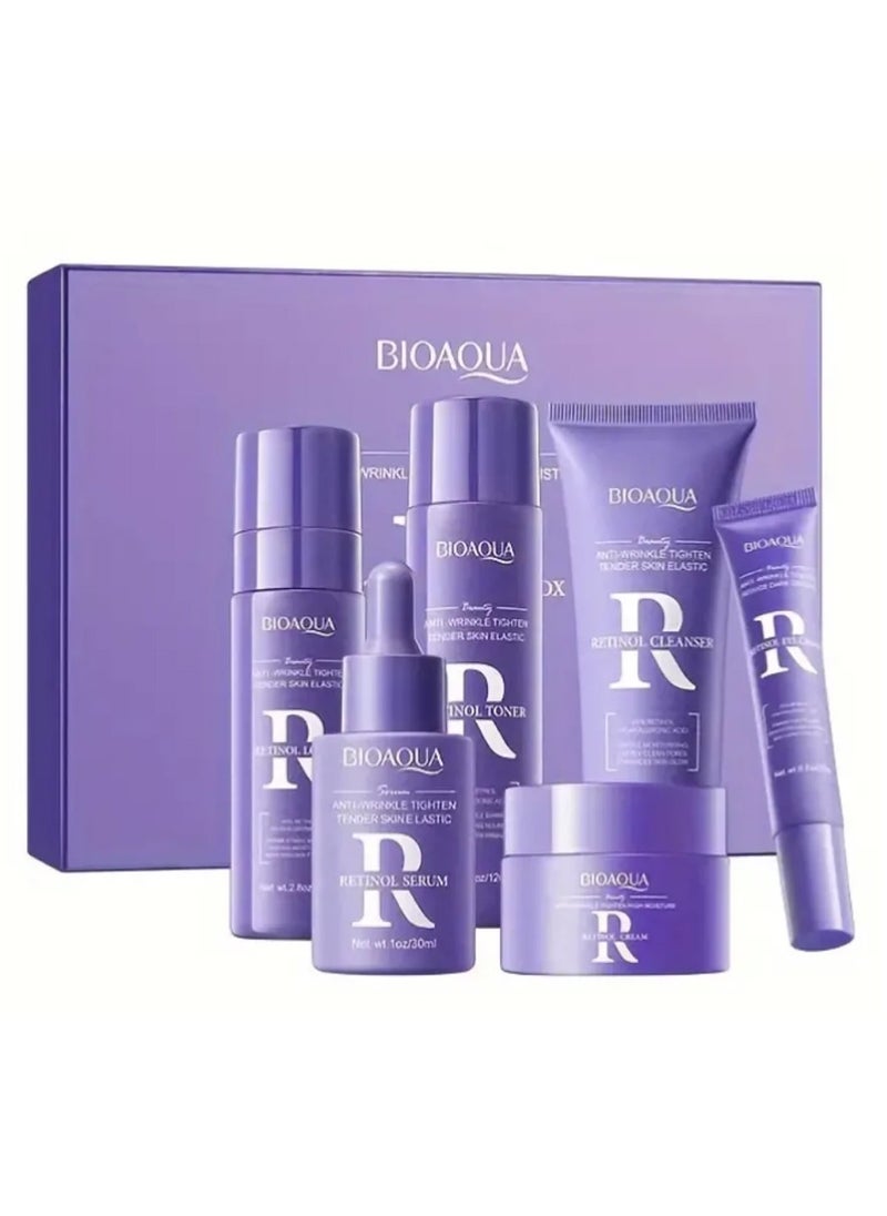 BIOAQUA Natural Skin Care Kit Retinol Brightening Serum Face Care Anti-aging Anti-wrinkle Moisturizing Retinol Skin Care Set