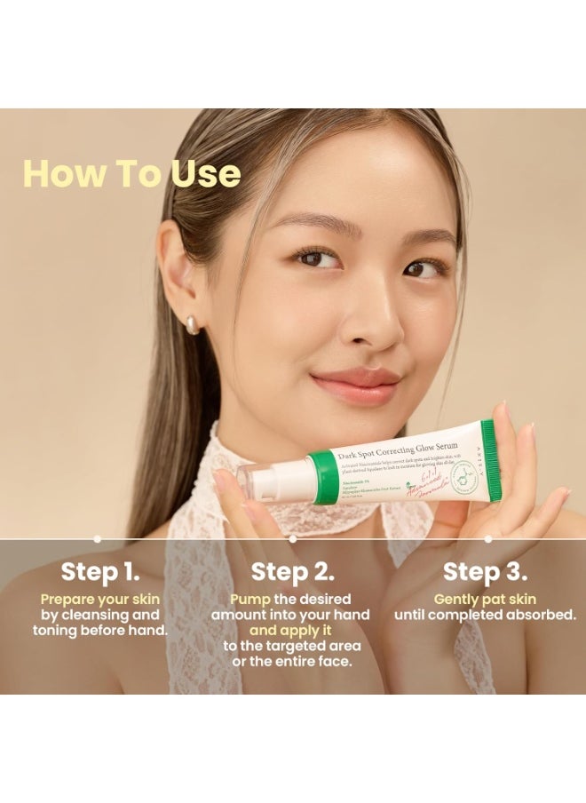 Axis-Y AXIS_Y Dark Spot Correcting Glow Serum 50ml / 1.69 fl. oz | Korean Skincare |Brightening Serum, Dark Spot Treatment, Hyperpigmentation Treatment (Pack of 2)