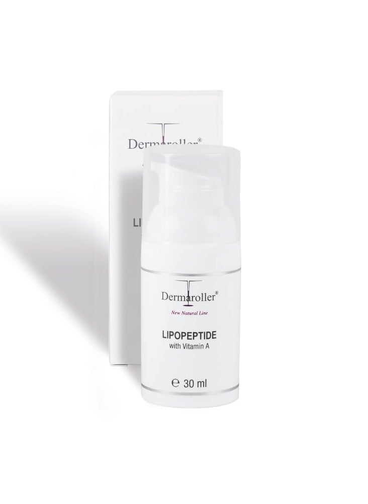 Dermaroller, New Natural Line Lipopeptide Night Cream Hyaluronic Acid Vitamin A and Shea Butter Combine to Moisturize and Repair Tired Stressed Skin Helps to Reduce Fine Wrinkles oz, 1.01 Ounce