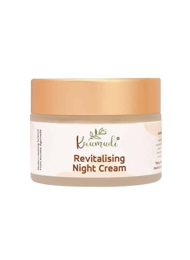 Revitalising Night Cream | For Women and Men | Handmade with Natural Ingredients | For Early Signs of Aging, Tighten & Firm the skin | Moisturizes & & Revitalize | Hydrates & Nourish | For Healthy, Glowing, and Clear Skin | 40 GM / 1.41 fl Oz