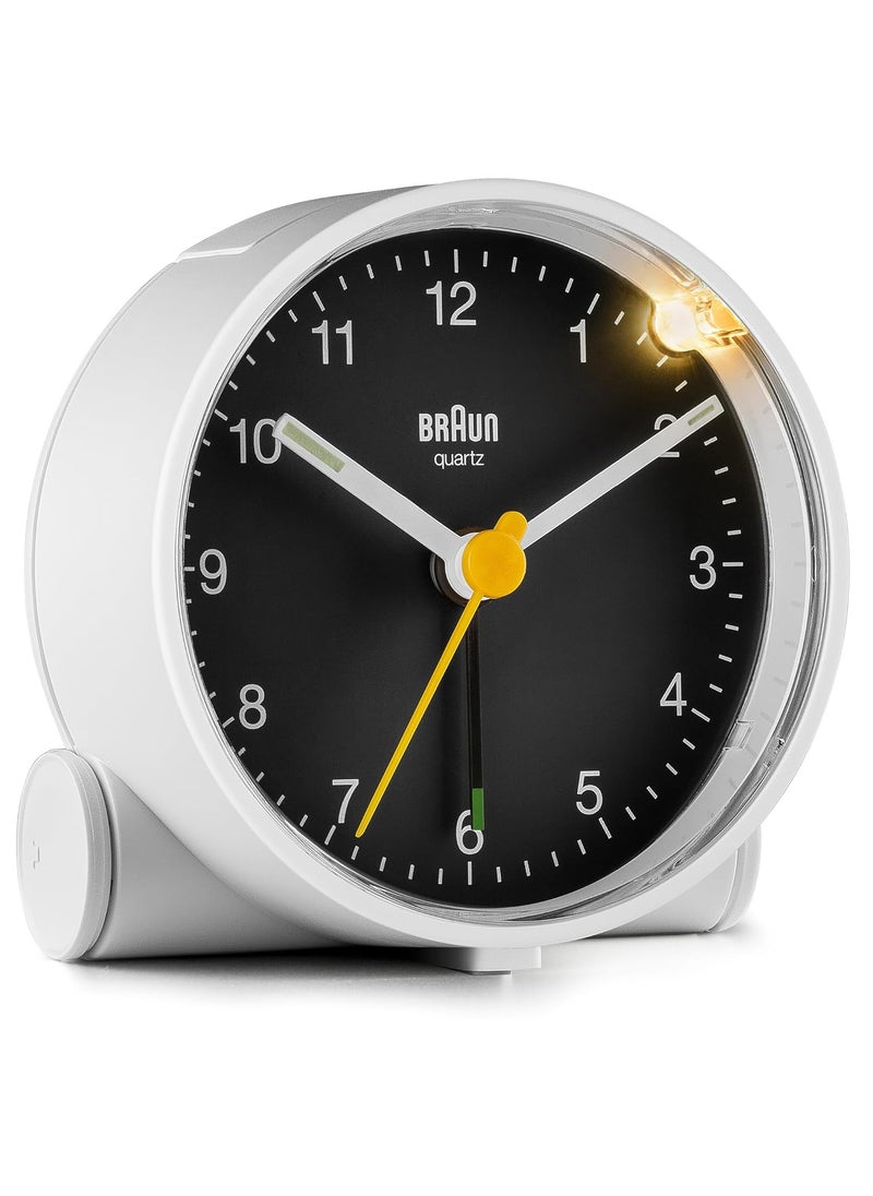 Braun Classic Analogue Alarm Clock BC01WB