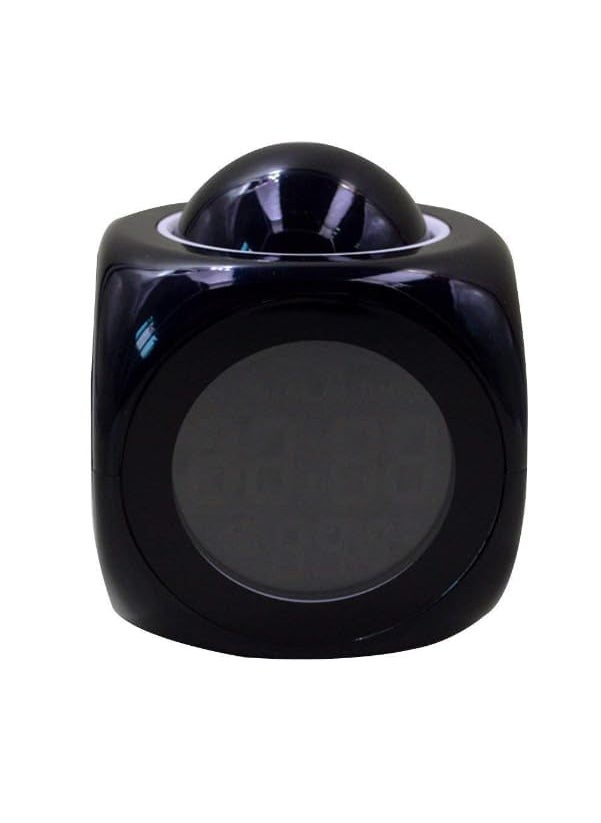 EchoElixir Digital Projection Speaking Alarm Clock with Time and Temperature Display Voice Report Black