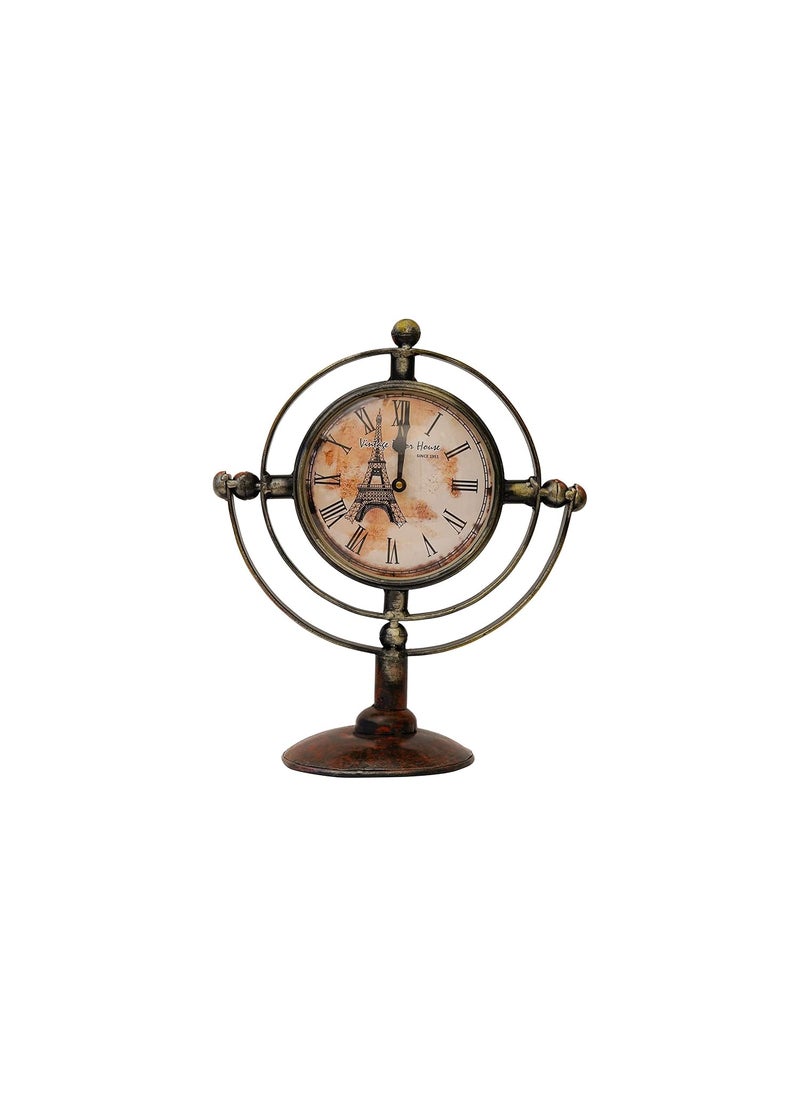 Edge Decor Retro Style Decorative Table Clock for Home Decor 34x6x29 cm
