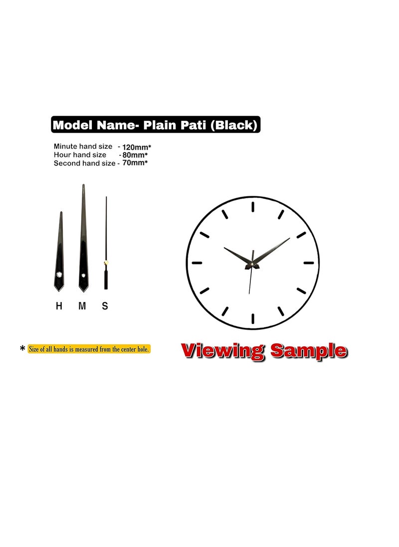 Epoxy Fusion Clock Machine with Needles and NumbersWall Clock Movement with Numbers Acrylic Numbers for Wall Clock Set of 3 Style 4