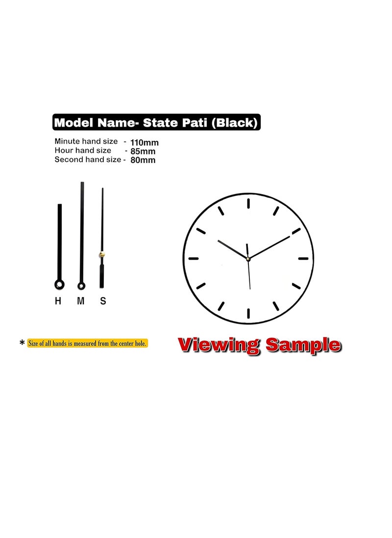Epoxy Fusion Clock Machine with Needles and NumbersWall Clock Movement with Numbers Acrylic Numbers for Wall Clock Set of 3 Style 4