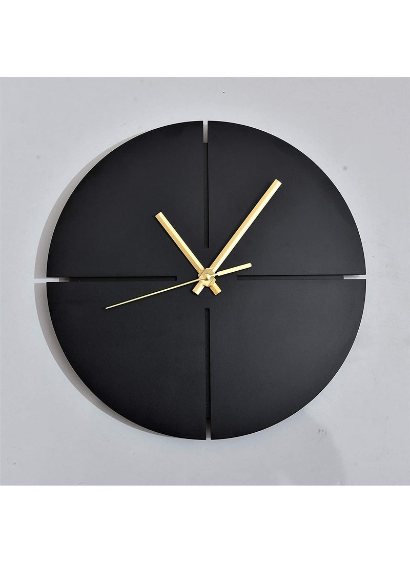 Ingo creation 12Inch Antique Design ZBlack Colour Wall Clock for HomeOffice BedroomLiving Room