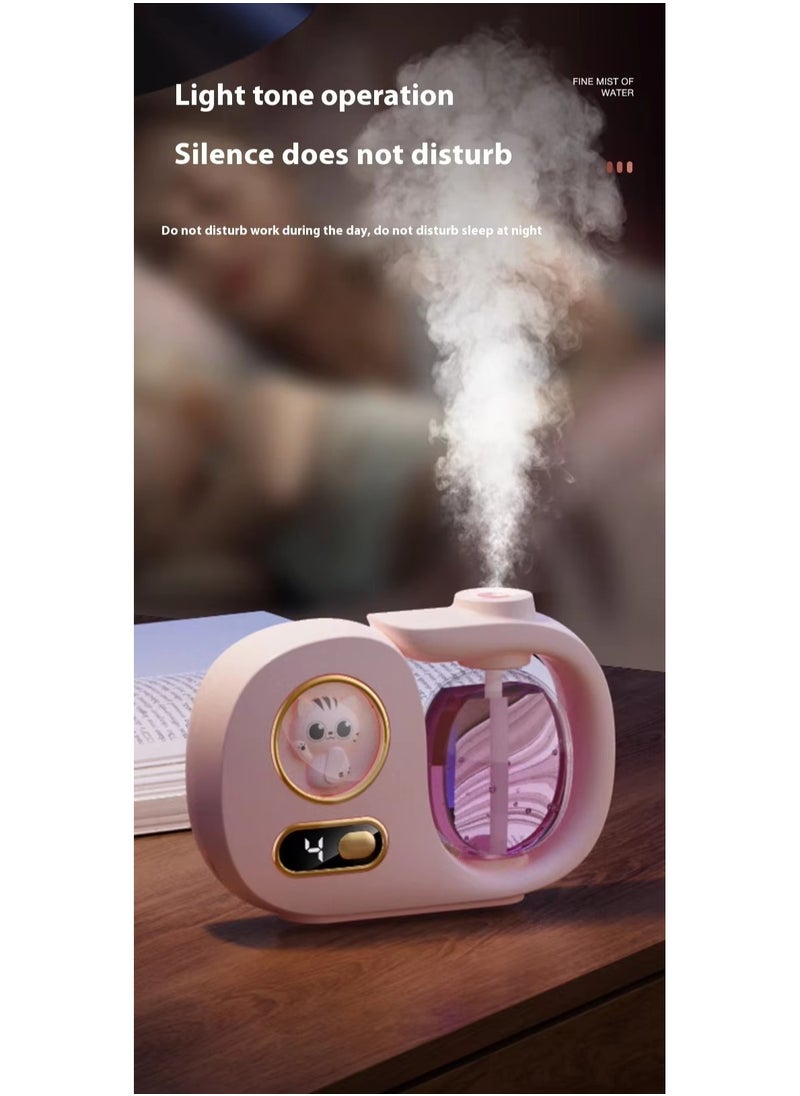 Automatic Digital Aroma Diffuser – 5th Gen Nano Ultrasonic Scent Diffuser for Home, Bedroom, Bathroom, Hotel – No-Leak Design, USB Rechargeable, Silent Operation, Multiple Scent Modes – Lasts Up to 60 Days, No Oil Included (Pink)