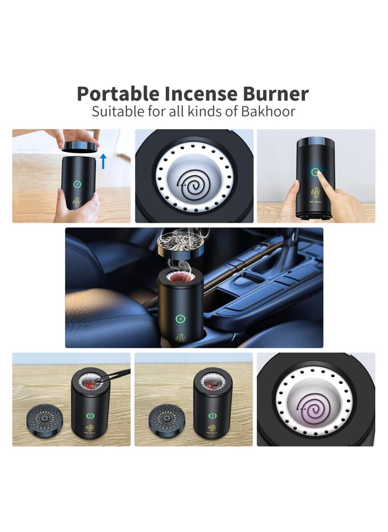 2-in-1 Electric Incense Burner with Bluetooth Arabic Diffuser - a stylish and practical product that blends traditional fragrance with modern technology.