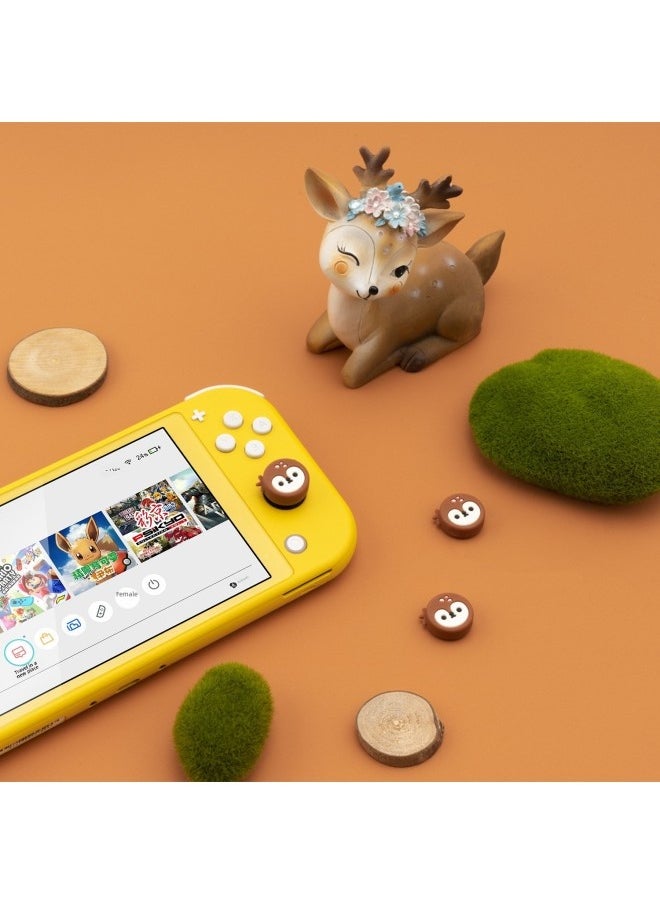 Nintendo Switch Joycon Joystick Cap Silicone Protective Cover Mint Bear Design Digital Computer Gaming Accessories-Product Color:Ice Cream