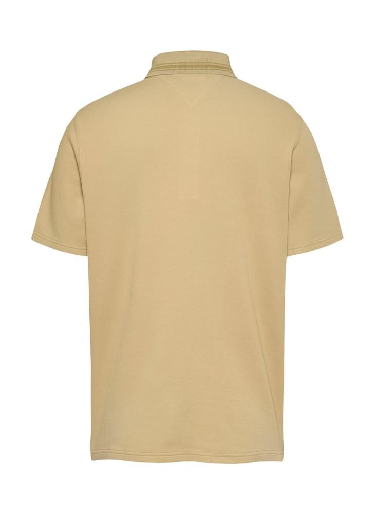 Regular Fit Branded Neck Short Sleeve Polo