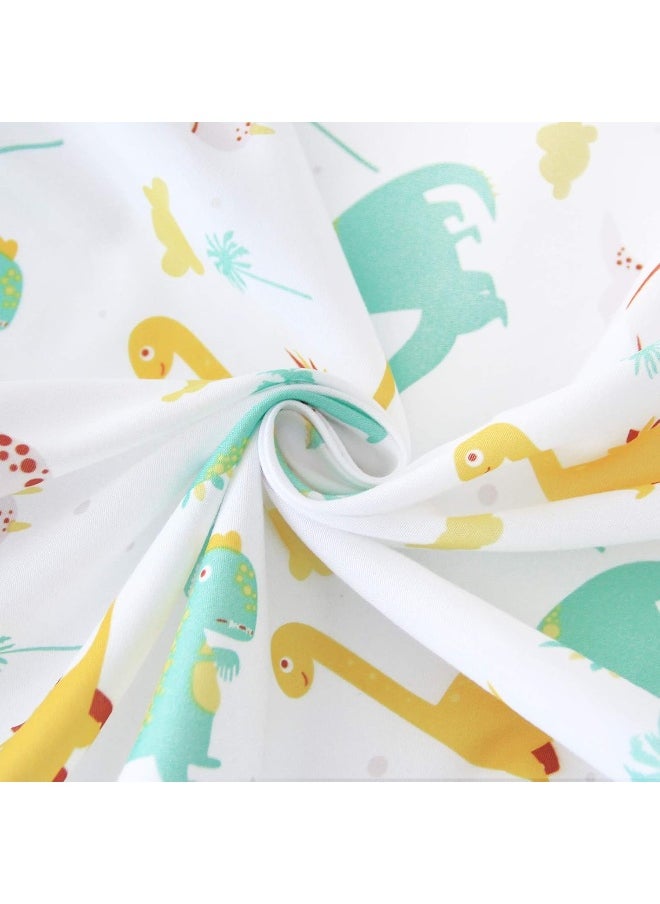Moonsea Dinosaur Crib Sheets for Boys Girls, Baby Crib Sheets Fit for Standard Crib, Soft and Breathable Microfiber Dinosaur Fitted Crib Sheets for Unisex Baby