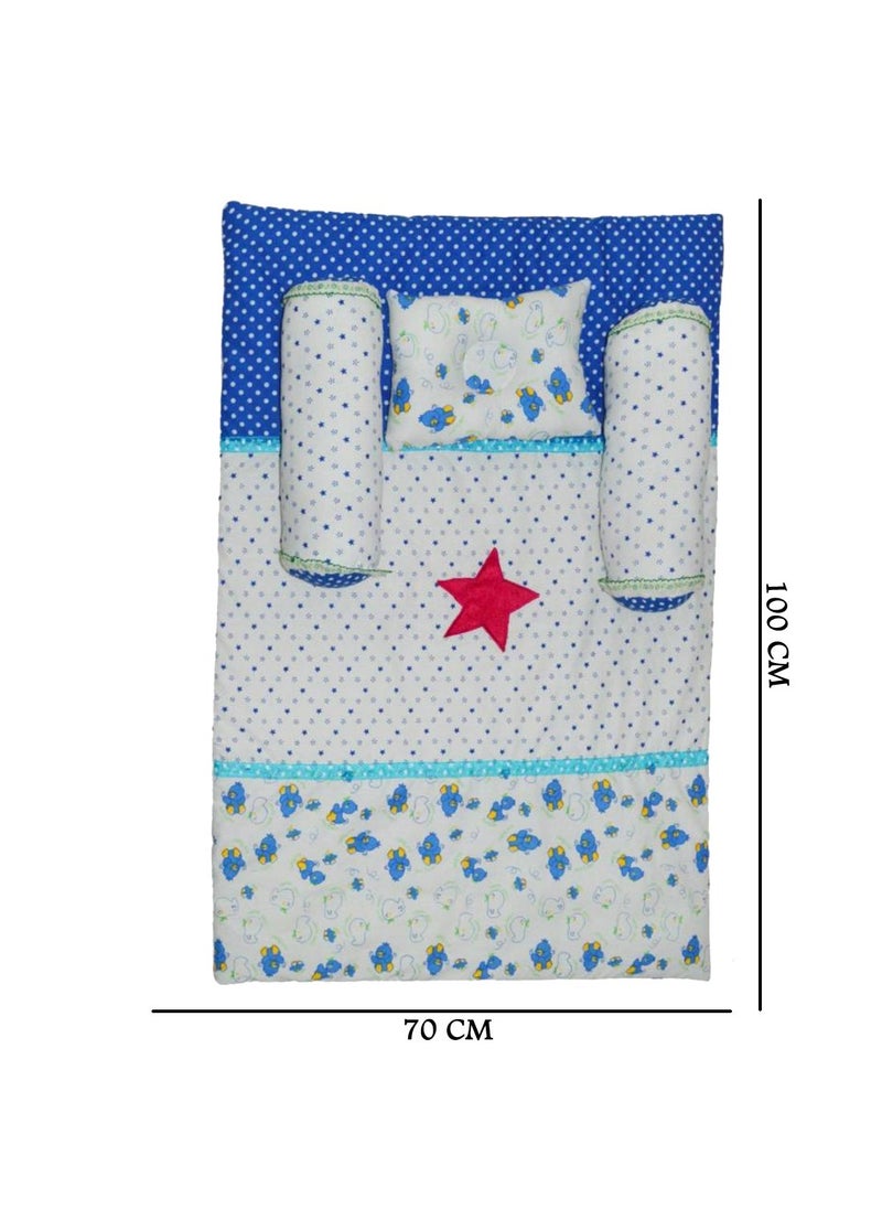 Creative Textiles Baby Boys and Baby Girls Soft Cotton Bedding Gift Set Multicolour Soft Cotton Material NestUltra Soft Cusioned