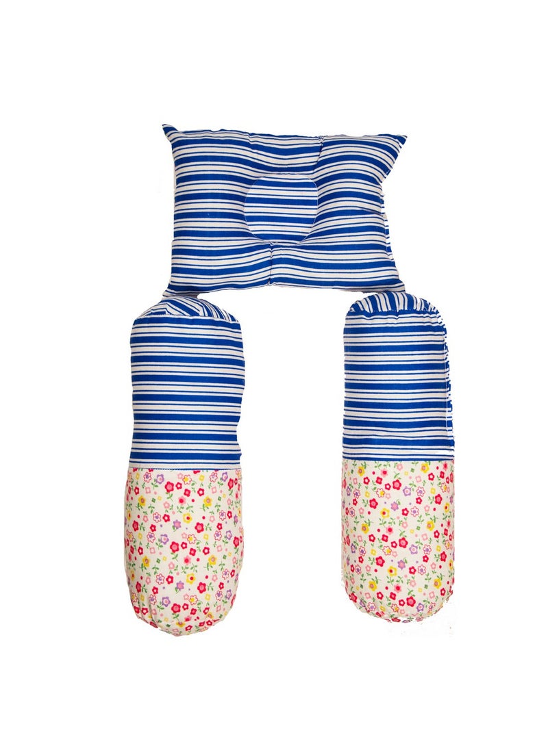 Creative Textiles Baby Bedding Printed Cotton Baby Bedding Set 100 X 70 cm MulticolorSoft Cotton Material NestUltra Soft Cusioned