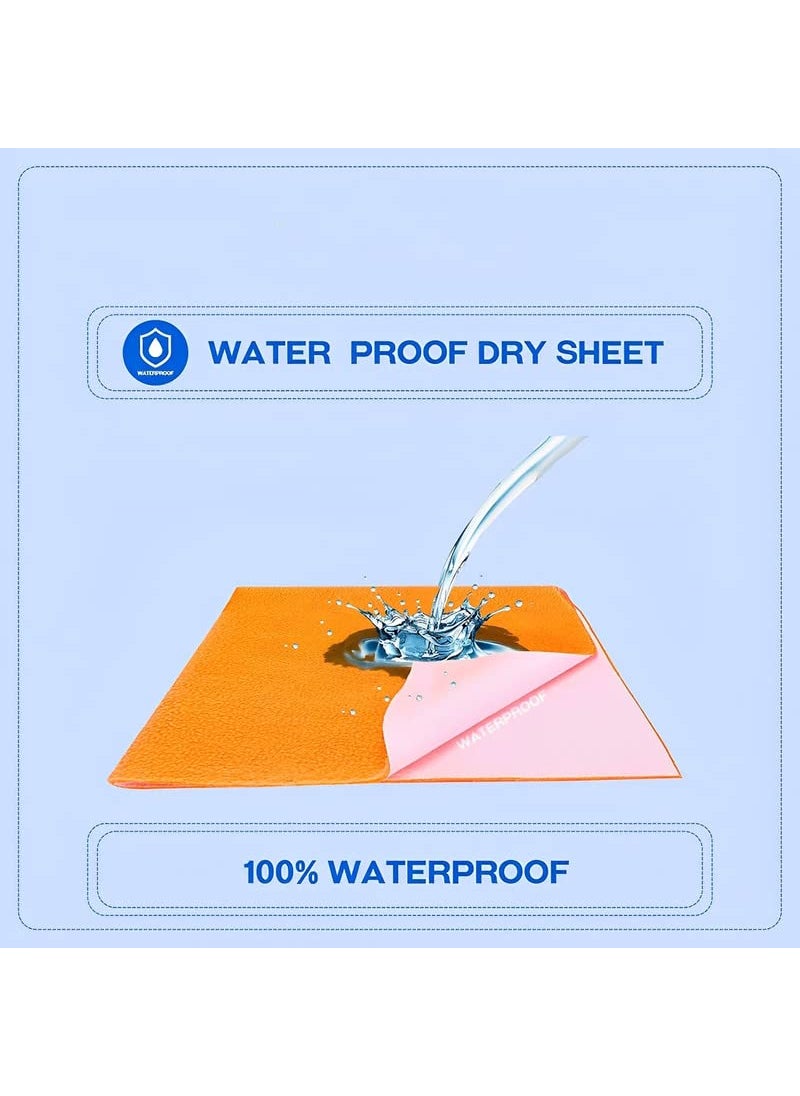 Pack of 1 Medium Size Baby Bed Protector Dry Sheet 100cm x 70 cm for Born BabyKids It protects from microbial infections and other diseases from urine and keeps healthy