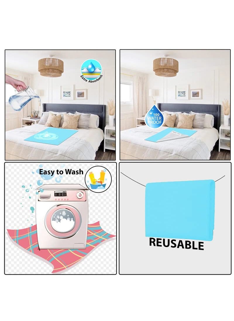 Pack of 1 Medium Size Baby Bed Protector Dry Sheet 100cm x 70 cm for Born BabyKids It protects from microbial infections and other diseases from urine and keeps healthy